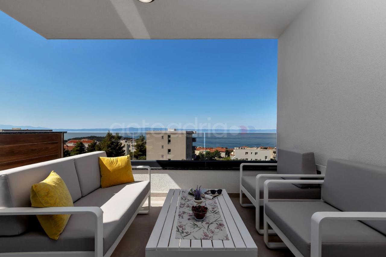 Luxury Seaview Apt Luki - Free Parking Makarska Extérieur photo